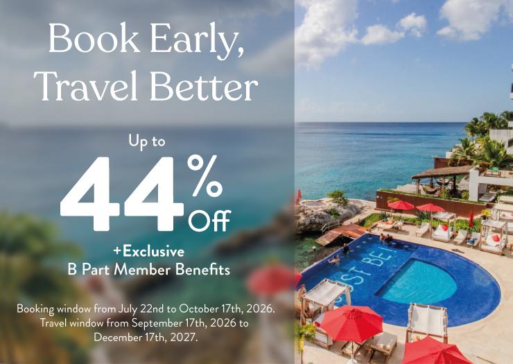 Reserva anticipada con flexibilidad Hotel B Cozumel Reserva anticipada con flexibilidad Hotel B Cozumel